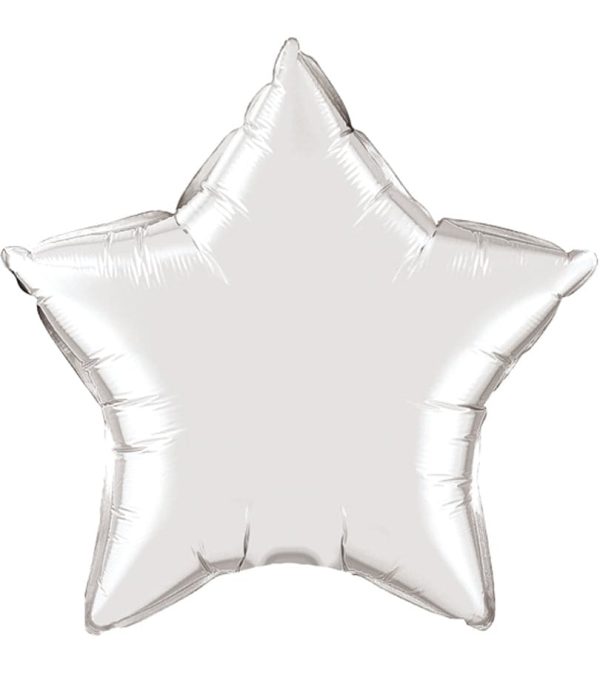 White Star Foil Balloon - Original Balloons