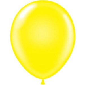 Yellow Rubber Balloon - Original Balloons