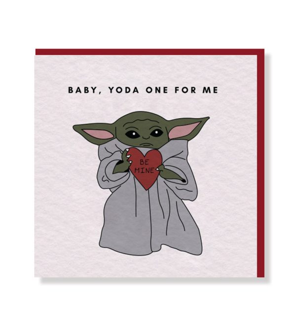 Yoda One For Me Card - Original Greeting & Note Cards