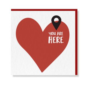 You Are Here Premium Card - Original Greeting & Note Cards