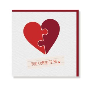 You Complete Me Premium Card - Original Greeting & Note Cards